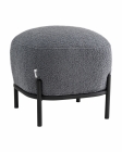 Пуф Stool Group Стоун П букле Fluffy темно-серый