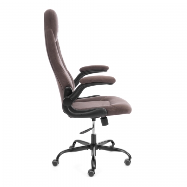 Кресло геймерское Tetchair BAZUKA metalBL велюр, коричневый, 6