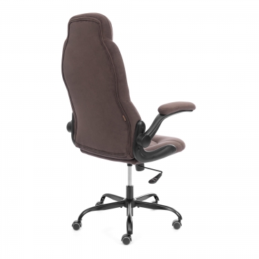 Кресло геймерское Tetchair BAZUKA metalBL велюр, коричневый, 6