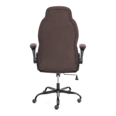 Кресло геймерское Tetchair BAZUKA metalBL велюр, коричневый, 6