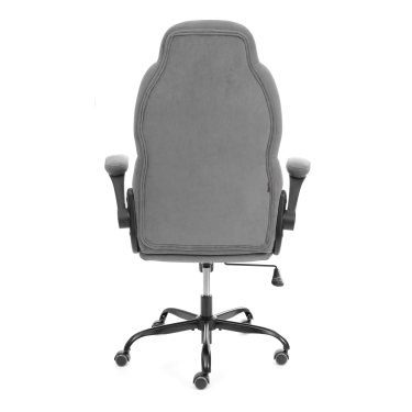 Кресло геймерское Tetchair BAZUKA metalBL велюр, серый, 29