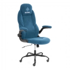 Кресло геймерское Tetchair BAZUKA metalBL велюр, синий, 32