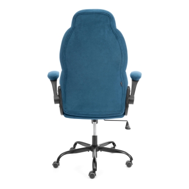 Кресло геймерское Tetchair BAZUKA metalBL велюр, синий, 32