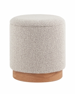 Пуф с ящиком Stool Group Холли S букле бежевый