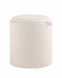 Пуф-столик с ящиком Stool Group Хюгге XS букле бежевый