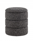 Пуф с ящиком Stool Group Hive XS букле черный меланж
