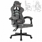 Кресло компьютерное BRABIX BRABIX Shooter GM-12, 2 подушки, ткань, серое