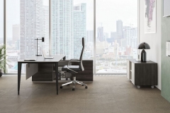 Комплект мебели для кабинета руководителя Норден Atlas 07 Бренсон Трюфель Серый камень Антрацит