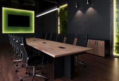 Кабинет для переговоров Skyland VELION VENEER 01 Американский орех Яшма черная