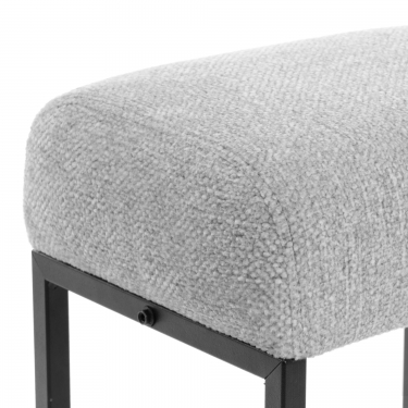 Пуф Tetchair Charli Lux/Чарли Люкс П велюр/букле, VT shape silver