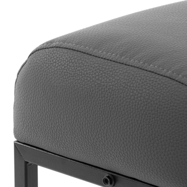 Пуф Tetchair Charli Lux/Чарли Люкс экокожа , Sharp Графит