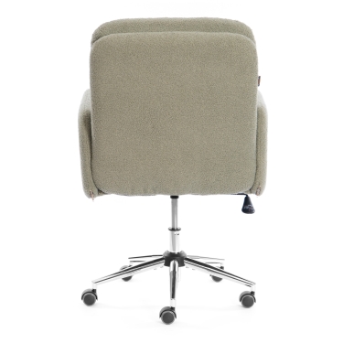 Кресло Tetchair Dover хром букле, олива, barni dusty green