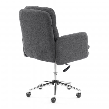 Кресло Tetchair Dover хром букле, серый, barni grey