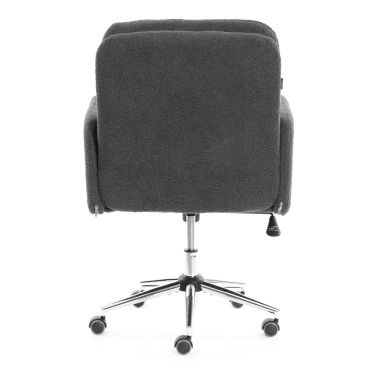 Кресло Tetchair Dover хром букле, серый, barni grey