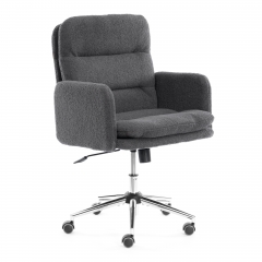 Кресло Tetchair Dover хром букле, серый, barni grey