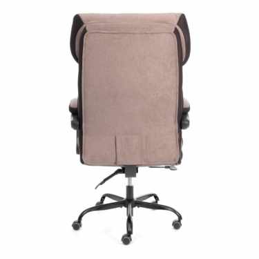 Кресло Tetchair Chief metalBL ткань, светло-коричневый, KUB 03/TW-24