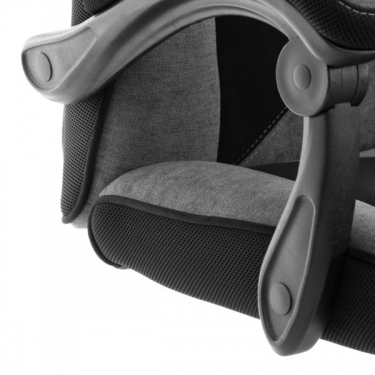 Кресло Tetchair Arena metalBL ткань,велюр, серый/черный, KUB 05/TW-11/35