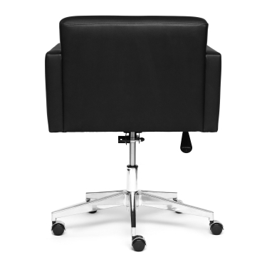 Кресло офисное Tetchair BRUNO Кожа + кож.зам, черный