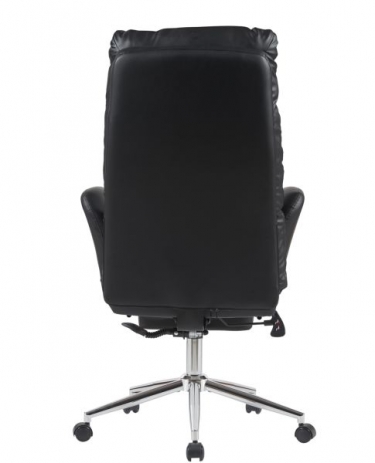 Кресло руководителя Stool Group TopChairs Solid с оттоманкой черный