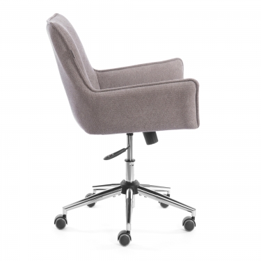 Кресло Tetchair Murano/Мурано хром велюр/букле HYP, бежевый