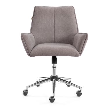 Кресло Tetchair Murano/Мурано хром велюр/букле HYP, бежевый