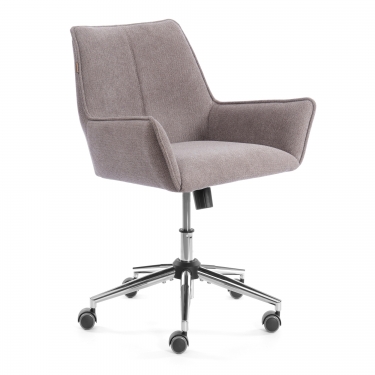 Кресло Tetchair Murano/Мурано хром велюр/букле HYP, бежевый