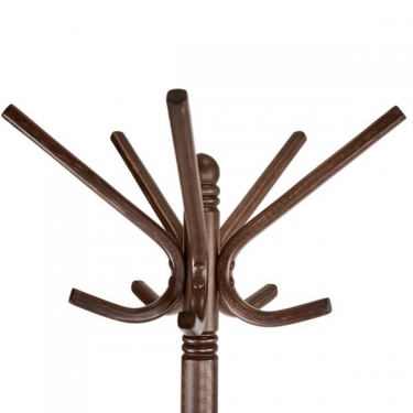 Вешалка напольная Мебелик В 8Н Средне-коричневый