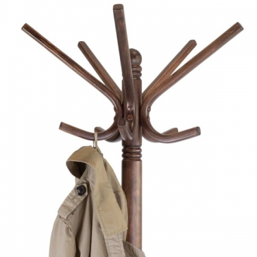 Вешалка напольная Мебелик В 8Н Средне-коричневый