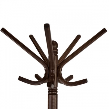 Вешалка напольная Мебелик В 8Н Темно-коричневый