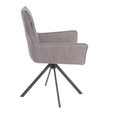 Кресло Tetchair Murano/Мурано опора 360, велюр/букле HYP, бежевый