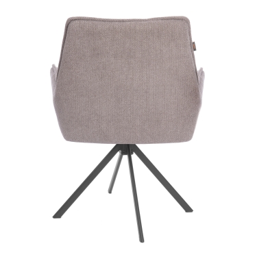 Кресло Tetchair Murano/Мурано опора 360, велюр/букле HYP, бежевый