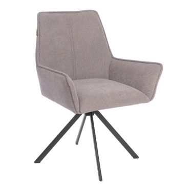 Кресло Tetchair Murano/Мурано опора 360, велюр/букле HYP, бежевый