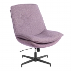 Кресло лаунж Tetchair Cosmo велюр/букле, VT shape wood rose