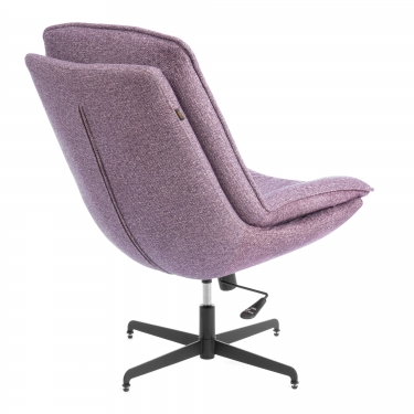 Кресло лаунж Tetchair Cosmo велюр/букле, VT shape wood rose