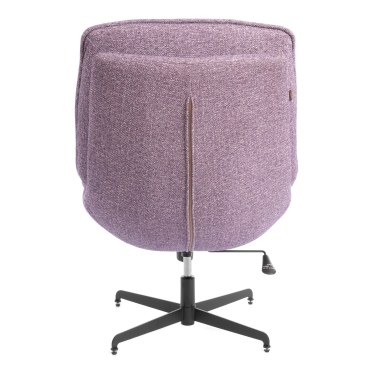 Кресло лаунж Tetchair Cosmo велюр/букле, VT shape wood rose