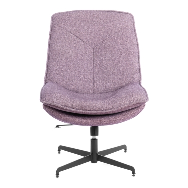 Кресло лаунж Tetchair Cosmo велюр/букле, VT shape wood rose