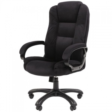 Кресло офисное Chairman CHAIRMAN HOME 600 велюр Черный