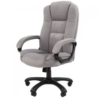 Кресло офисное Chairman CHAIRMAN HOME 600 велюр Серый