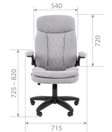 Кресло офисное Chairman CHAIRMAN 533 ткань Темно-бежевый