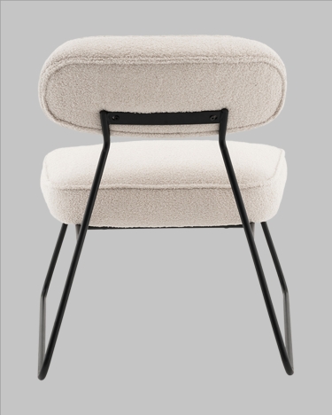 Кресло Stool Group Kate new ткань букле бежевый