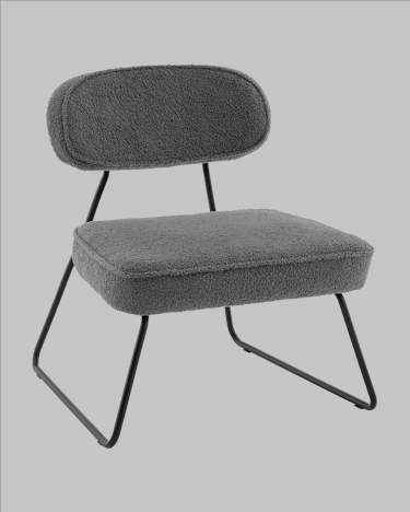 Кресло Stool Group Kate new ткань букле темно-серый