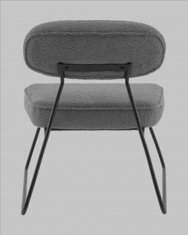 Кресло Stool Group Kate new ткань букле темно-серый