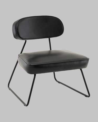 Кресло Stool Group Kate new ткань экокожа черный