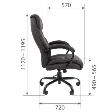 Кресло руководителя Chairman CHAIRMAN CH401 Темно-серая