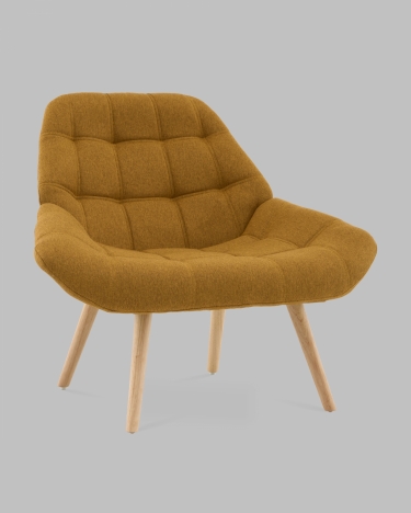 Кресло Stool Group Олби Квадро горчичный