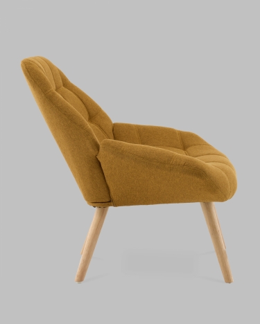 Кресло Stool Group Олби Квадро горчичный