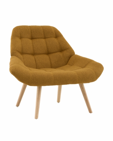 Кресло Stool Group Олби Квадро горчичный