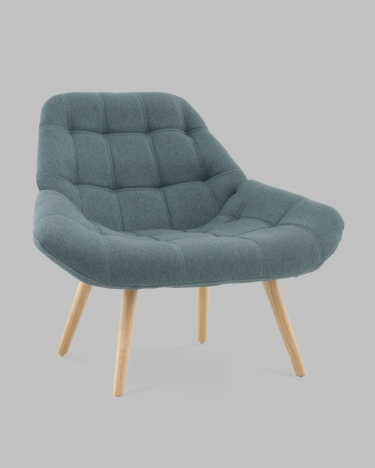 Кресло Stool Group Олби Квадро зеленый