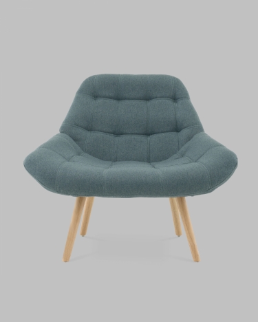 Кресло Stool Group Олби Квадро зеленый