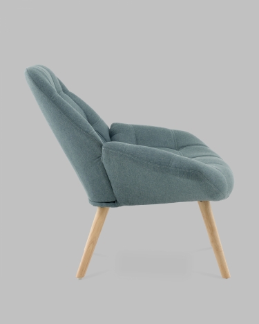 Кресло Stool Group Олби Квадро зеленый